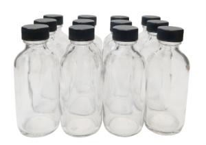 Cap bottle clear neck