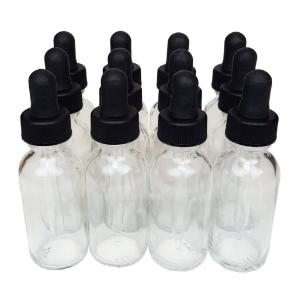 Drop bottle clear 2 oz 20/400 neck