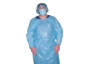 Impervious Isolation Gown, Blue