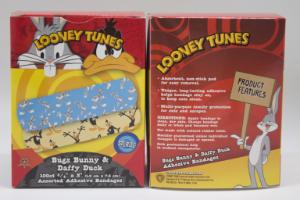 Looney Tunes™ Adhesive Bandages, Sterile, Bugs Bunny and Daffy Duck, 3/4" x 3"