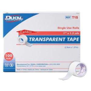 Tape paper, transparent, non-sterile
