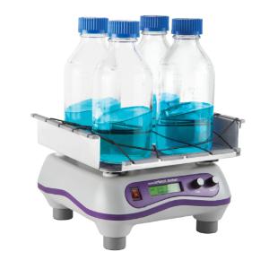 Digital orbital shaker, bottles