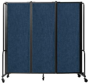 Room dividers (3-panel), blue