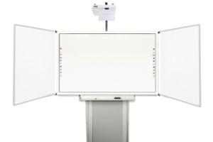 Triumph Board Stand with Easy Lift for Multi-Touch, with Wings