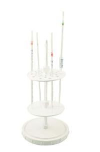 Vertical pipette stand