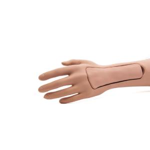 Pad, IV, hand, injection site, left - group, in medium skin tone
