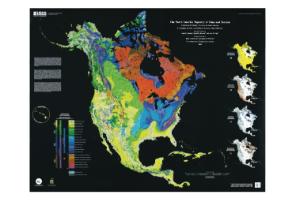 North America Tapestry of Time and Terrain Map
