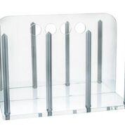 Petri Dish Rack for 90 mm Clear Acrylic