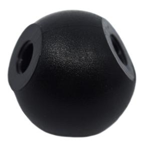 Three Hole Molecular Ball, Black