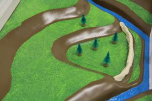 Stormwater Floodplain Simulation System, Clay-Levee-Floodplain-CU