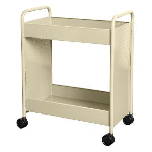 Cart steam two 4" deep trays almond