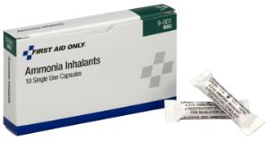 Ammonia Inhalant Capsule (Box of 10), First Aid Only