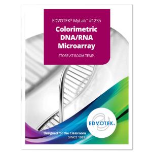 Colorimetric DNA-RNA microarray