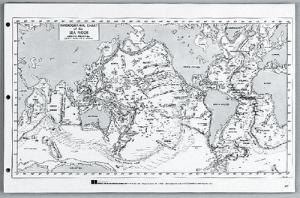 Hubbard Scientific Physiographic Chart Of The Seafloor