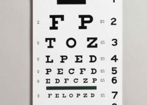 Tech-Med® Eye Chart