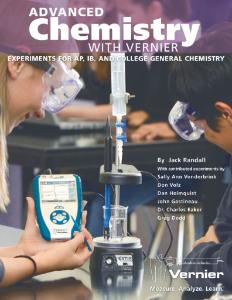 Advanced Chemistry with Vernier Lab Book