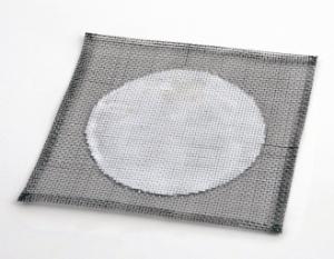 Wire gauze with ceramic center