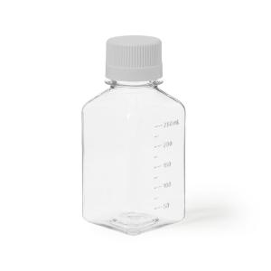 Sterile media bottles, PETG, 250 ml