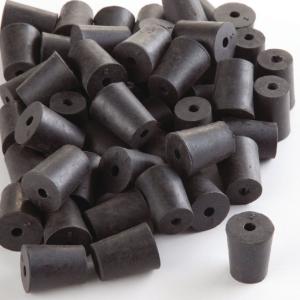 1-Hole Natural Rubber Stoppers