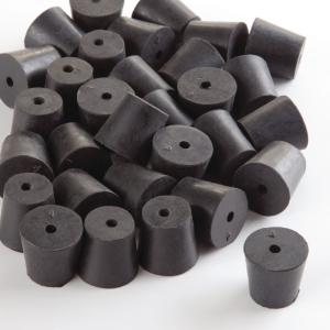 1-Hole Natural Rubber Stoppers