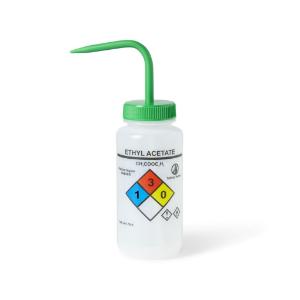 UN370056 UniSafe Ethyl acetate vented wash bottle LDPE