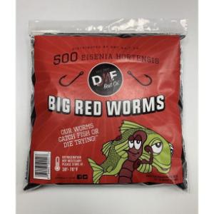 Live red worms bag of 500