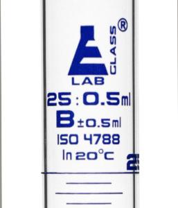 25 ml graduated cylinder