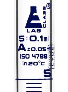 5 ml glass graduated cylinder