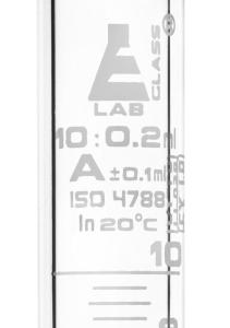 10 ml glass graduated cylinder