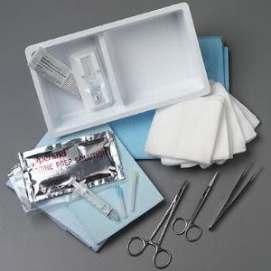 Suture Tray, Disposable Grade, Sklar