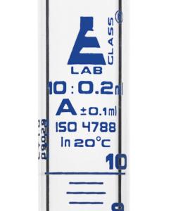 10 ml glass graduated cylinder