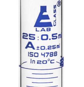 Glass graduated cylinder 25 ml 344J