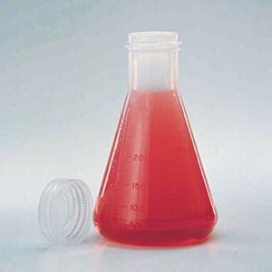 Polymethylpentene Erlenmeyer Flask with Screw Cap