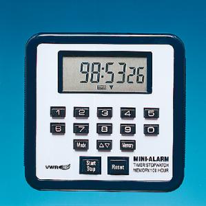 VWR® 100-Hour Mini-Alarm Timer/Stopwatch