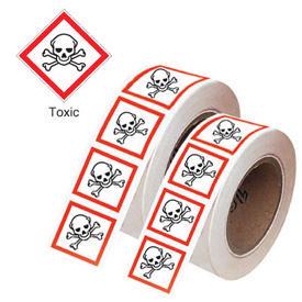 GHS Label Rolls "Mini Pictograms"