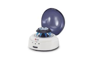 Mini centrifuge, with blue lid