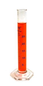 Glass graduated cylinder 25 ml 345I