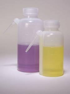 Wash Bottles, Unitary, LDPE