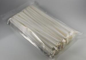Straw plstc flex wrapped 19.7 cm pk50