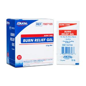 Burn relief gel