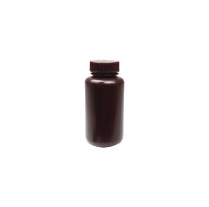 Reagent bottles, wide mouth, HDPE, amber, 250 ml