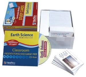 Curriculum Mastery® Study Cards: Middle School Earth Science Review