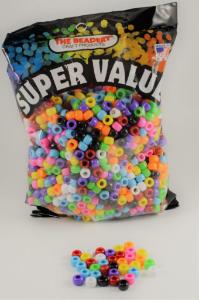 Bead pony assorted colors 1lb