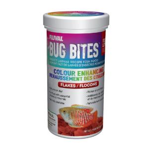 Fluval bug bites color enhancer flakes