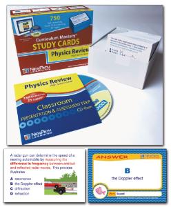 Curriculum Mastery® Study Cards: High School Physics Review