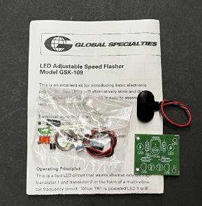 LED flasher kit components