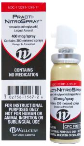 Wallcur® PRACTI-Nitroglycerin Spray