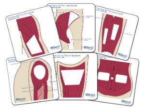 Wallcur® PRACTI-Injecta Pad Templates