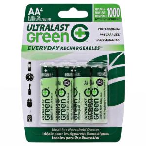 Ultralast green rechargable batteries