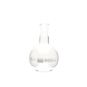 Boiling flask, flat bottom, ground joint, 500 ml